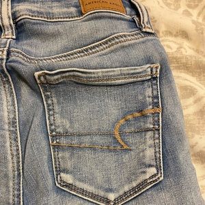American Eagle high waisted skinny jeans, Size 2.